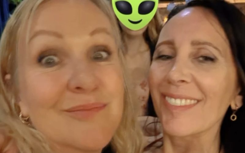 Geordie & Michelle & alien from Eavesdroppin' Comedy Podcast